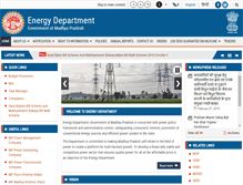 Tablet Screenshot of mpenergy.nic.in